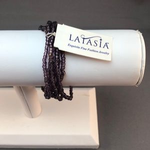 Latasia Dare to Dazzle Purple Bracelets